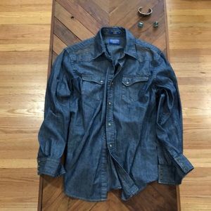 Pendleton Gambler denim fitted shirt